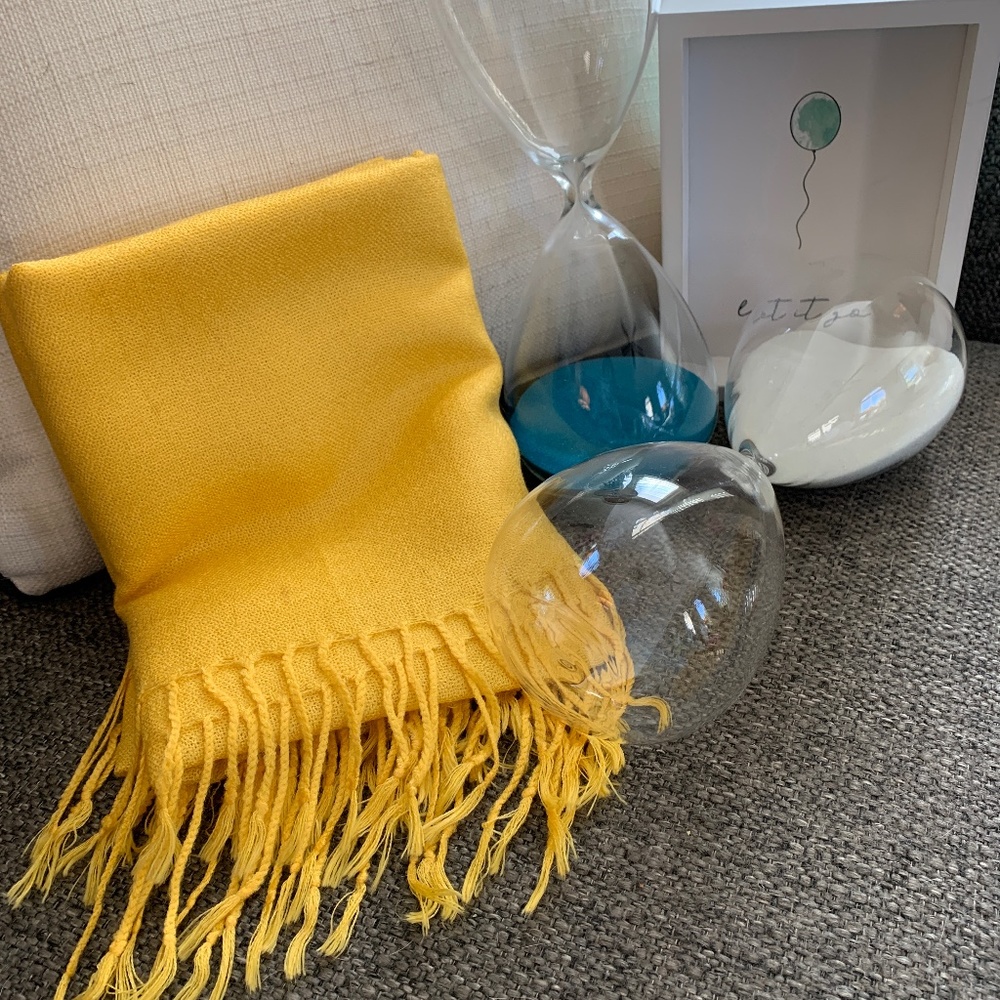 FREE WITH PURCHASE OF HANDMADE ITEM!Pashmina will add just a pop of color!